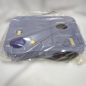 RARE Vintage CASIO Loopy SV-100 Game Console w/ 2 Original Games Japan