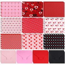 63 Sets Valentine Cards with Envelopes Bulk Colorful Heart Day 3.9 x 5.3 Inch...