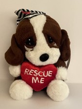 Sad Sam  Honey Dog Puppy Plush Jail RESCUE ME Heart Creative Endeavors