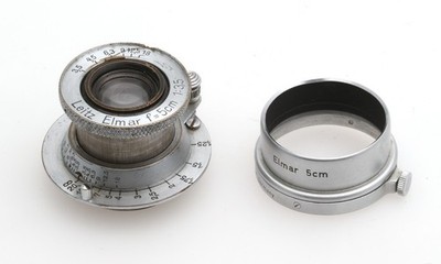 Leitz Wetzlar Elmar 3,5/5 cm Nr.293957 Baujahr 1936 mit M39 Gewinde
