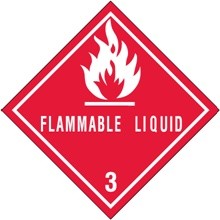4 x 4" - "Flammable Liquids - 3" Labels-500 per Roll | eBay