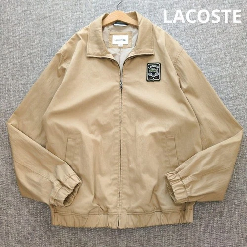 LACOSTE x BEAMS Harrington Jacket Swing Top Beige - product listing photo