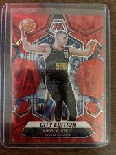 2023-24 Panini Mosaic - City Edition Nikola Jokić #287 Red Seismic Prizm /299