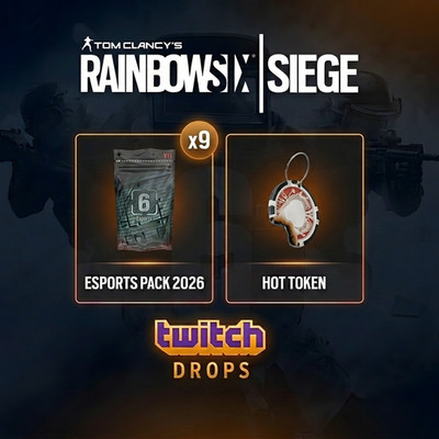 Rainbow Six Siege - Twitch Drops Pack | 9 Esports Pack & Hot Token
