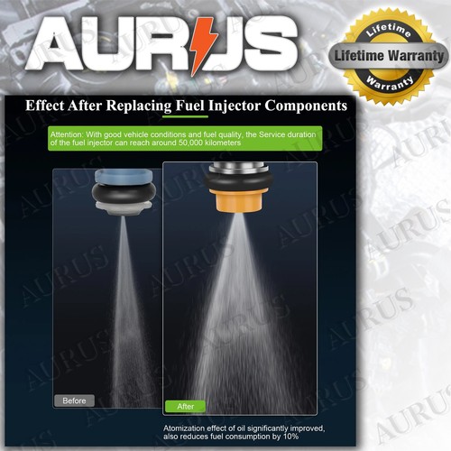x6 FUEL INJECTORS REPAIR KIT FOR 98-03 Mitsubishi Montero Sport 3.0L 195500-3170 - Picture 3 of 5