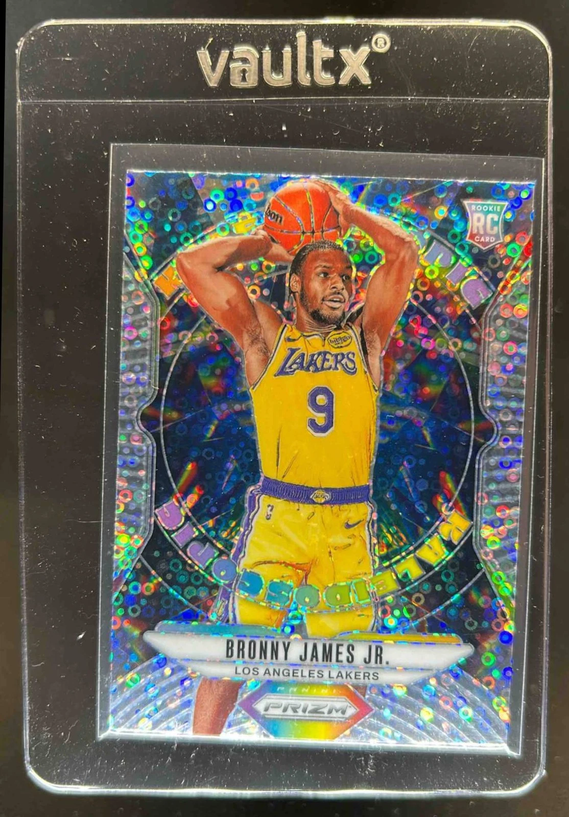 2024-25 Panini Prizm Bronny James Jr. Kaleidoscopic RC Fast Break #17 Lakers