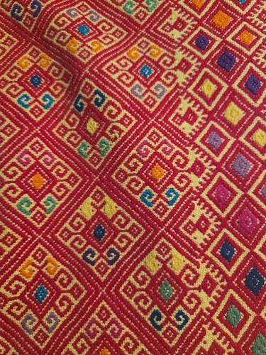 Oaxaca Pillow Cover Hand EMBROIDED - Picture 3 of 8