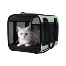 Easy Load Pet Carrier for Large, Medium Cats, 2 Cats and Small Dogs with Comf...