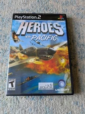 Heroes of the Pacific, Black Label, PS2, Playstation 2, CIB with Manual, Tested