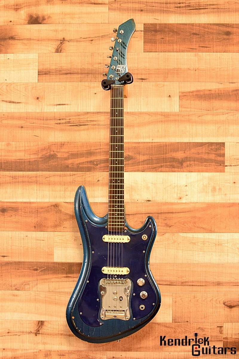 Guyatone 1966 LG-350T Sharp Five / Blue Metallic w/HC Used