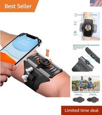 Versatile 360  Rotating Armband for Running, Hiking  Cycling - Fits All Phones