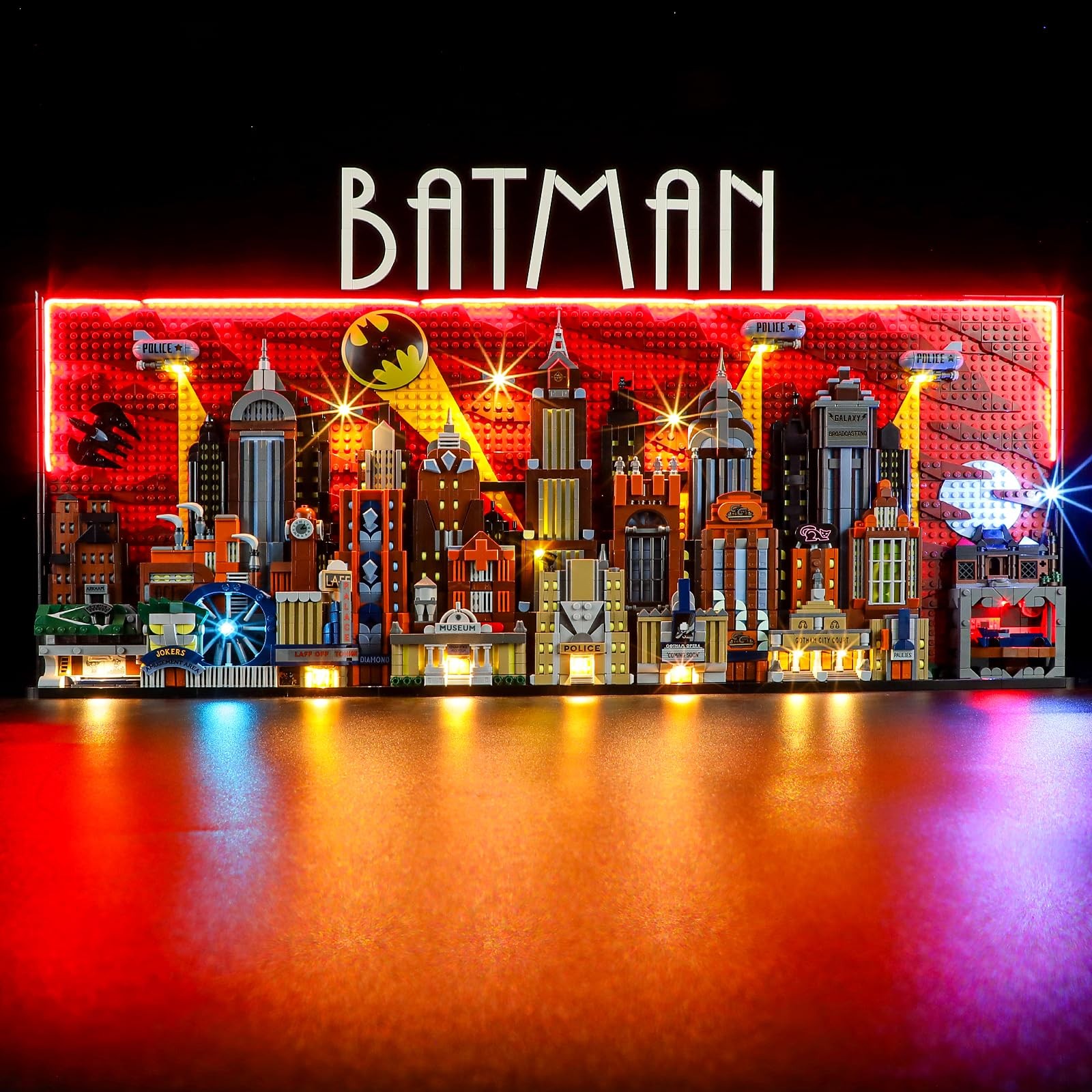 Luce LED per Lego 76271 DC Batman la serie animata Gotham City mattoncini