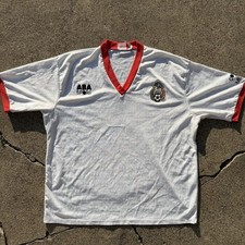 Vintage ABA Sport Mexico National Team Soccer Jersey white RARE original