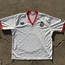 Vintage ABA Sport Mexico National Team Soccer Jersey white RARE original 