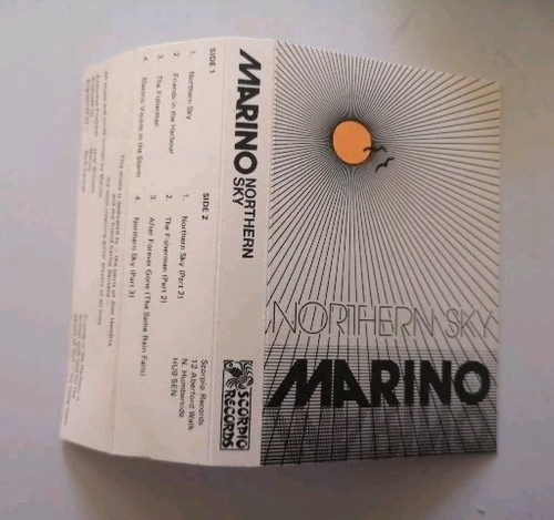 Marino - Northern Sky - cassette tape Rare - Promo? - Psych Prog Rock Guitar - Picture 3 of 4