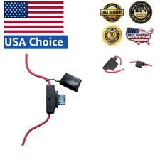 In-Line MAXI Fuse Holder with Cover - 32V/60A - Sleek Black Design