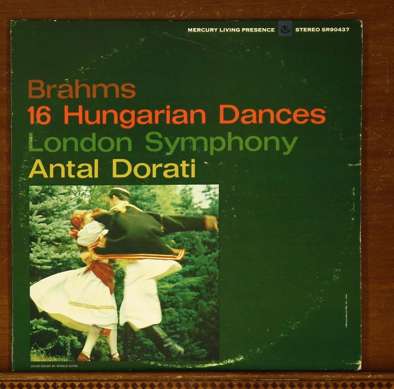 Brahms 16 Hungarian Dances LP Mercury Living Presence SR90437 HEAR Dorati