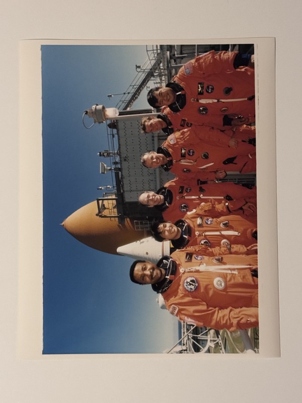NASA STS-72 Crew At Pad 39A During TCDT Press Photo