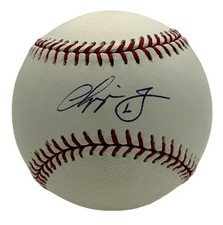 Chipper Jones HOF Signed/Autographed OMLB Baseball Braves JSA 215643