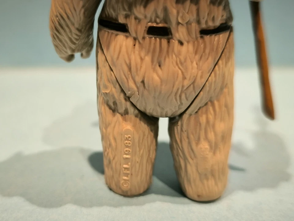 figurine Ancienne Star wars Chief Chirpa, vintage Kenner 100% ,1983,Starwars  - Photo 4/4