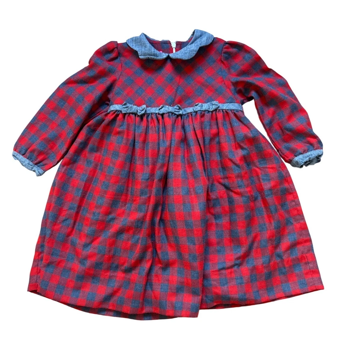 white christmas dresses Claire & Charlie Girls Spring Forest Dress - Smocked Ruffles main image 0