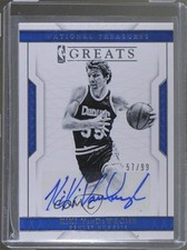 2016 National Treasures NBA Greats Signatures 57/99 Kiki Vandeweghe #20 Auto uk2
