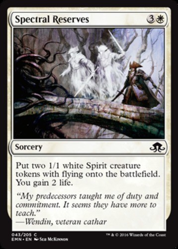 Spectral Reserves - Eldritch moon #043/205 MTG Magic The Gathering - Picture 1 of 1