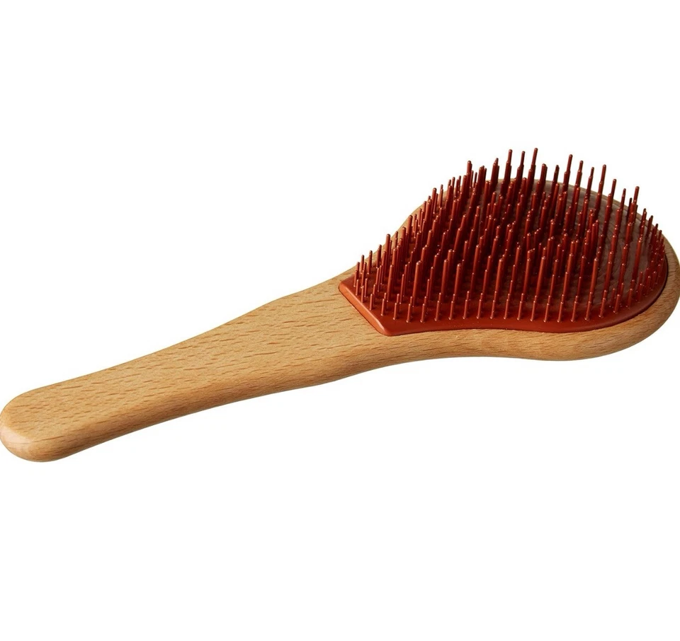 Cepillo desenredante de madera Michel Mercier Ultimate, cabello normal Foto 3 de 4