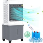 Portable 8.5 Gal 3-IN-1 Evaporative Cooler w/ Remote Control Fan & Humidifier E4