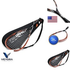 PRO IMPACT Graphite Carbon Fiber Squash Racket Full Size Lightweight