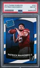 2017 PATRICK MAHOMES Panini Donruss Rated Rookie #327 PSA 8 Near Mint RC