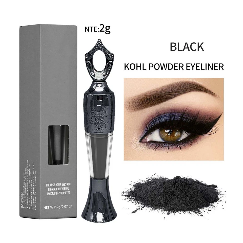 Lasting South African Egyptian Style Eyeliner Powder for Eye Makeup Enhancing - Image 2 of 4