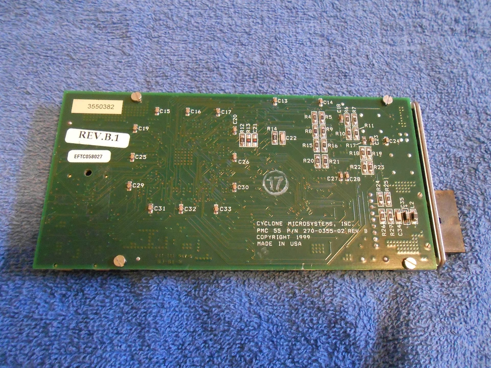 CYCLONE MICROSYSTEMS PMC55 (270-0355-02) ATM-OC3 USER NETWORK INTERFACE (USED) - Image 2 of 4