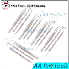15 Instruments Basic Dental Set Mirror Explorer College Plier German Grade
