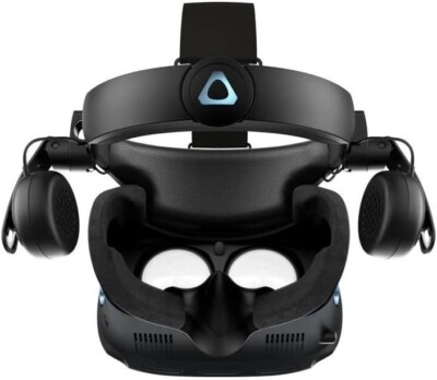 HTC Cosmos Elite Virtual Reality Brille HMD Schwarz mit integriertem Soundsystem