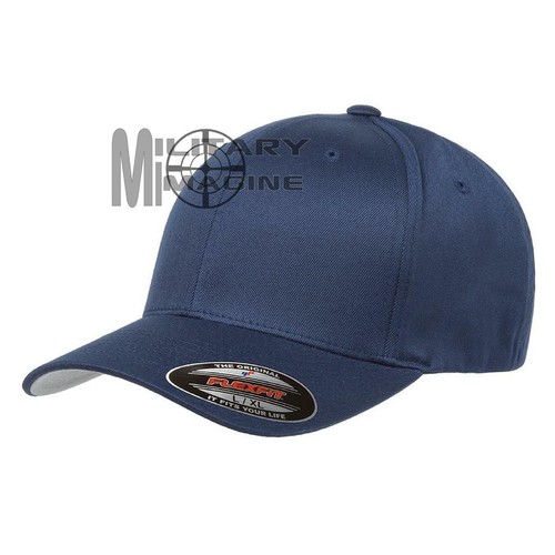 the Original Flexfit Fitted Baseball Hat Wooly Combed Twill Cap Flex Fit 6277 - Picture 6 of 20