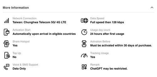 Best Taiwan esim Data Travel e sim High-Speed 5G /4G 📶 10 Days 10 GB - Picture 2 of 14