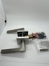 Emtek CS100HLSS Helios Style Stainless Steel Passage Door Leverset from the Stai