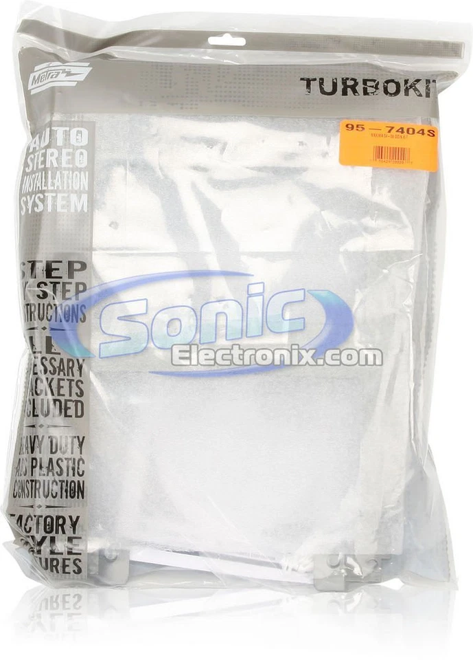 Kit de tablero de instalación doble DIN plateado Metra 95-7404S para Nissan Máxima 2004-2006 Foto 3 de 3