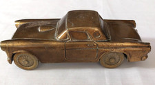 Vtg Vintage Banthrico 1955 Ford T-bird Metal Car Piggy Bank Peoples Savings 7 Vtg Vintage Banthrico 1955 Ford T-bird Metal Car Piggy Bank Peoples Savings 7
