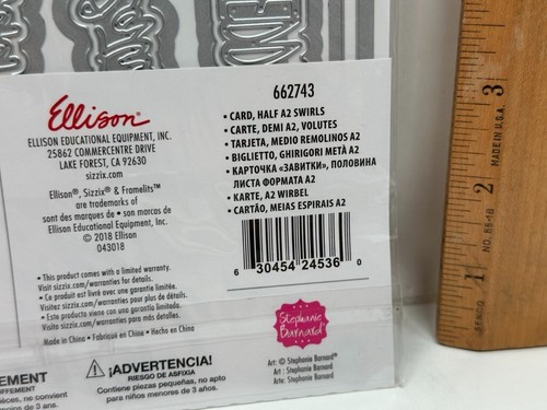 Sizzix Thinlits Framelits Card Ornament 660667, 662743, 660719 Scallop Stand Up - Picture 6 of 15