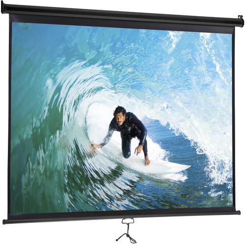 Projector Screen Manual Pull Down HD Screen 120"/100"/80"/72" Projection Screen  - Picture 80 of 101
