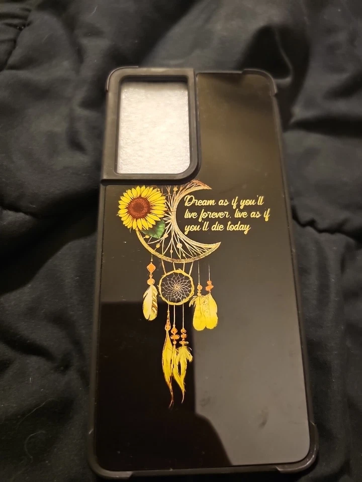 Funda Samsung Galaxy S21 Ultra Luna Girasol Motivacional  Foto 2 de 4