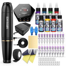 Cartridge Tattoo Machine Kit for Beginners Rotary Tattoo Pen Type Machine Kit