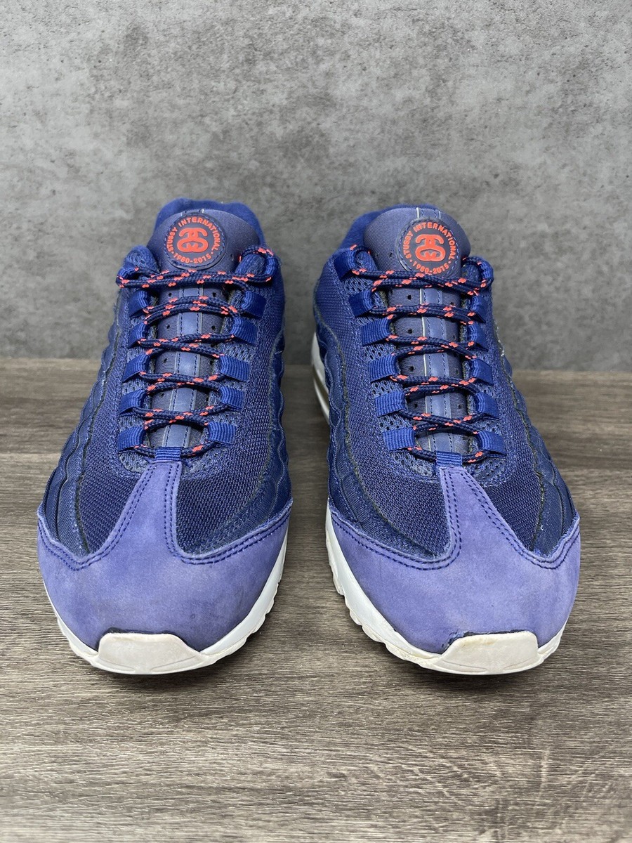 Nike Air Max 95 Stussy Size 9.5 Mens Blue White 834668-441