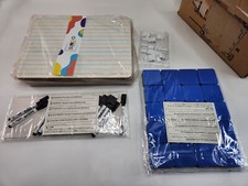 16 Pack Dry Erase Boards Double Sided for School Aged Kids w/ Markers