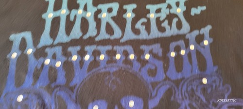 Genuine Harley Davidson Motorcycle Women’s T-SHIRT Studded design BLACK Medium - Picture 4 of 19
