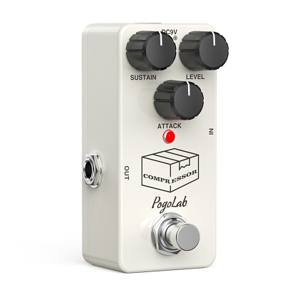 #ad Metal Compressor Pedal for Electric Guitar Bass True Bypass Noise Reduction $22.70