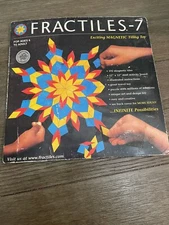 Fractiles-7 Magnetic Art & Design Tiling Toy 188 Tiles STEM Homeschool Learning
