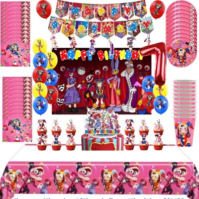 The Amazing Digital Circus Birthday Party Decoration Balloon Banner Tableware Ca